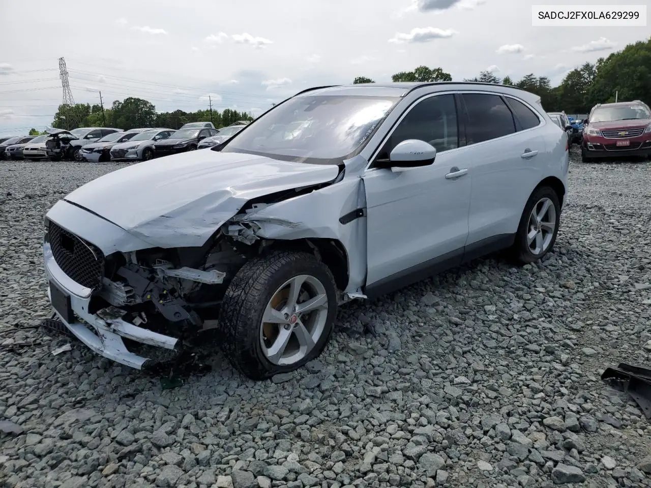 2020 Jaguar F-Pace Premium VIN: SADCJ2FX0LA629299 Lot: 56114165