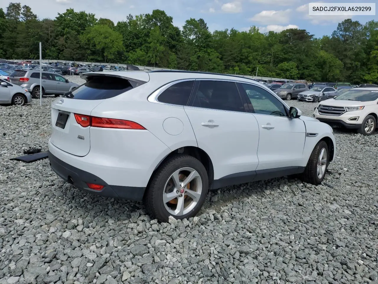 2020 Jaguar F-Pace Premium VIN: SADCJ2FX0LA629299 Lot: 56114165