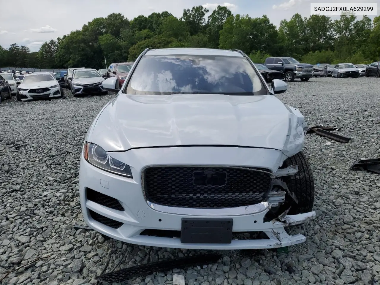 2020 Jaguar F-Pace Premium VIN: SADCJ2FX0LA629299 Lot: 56114165