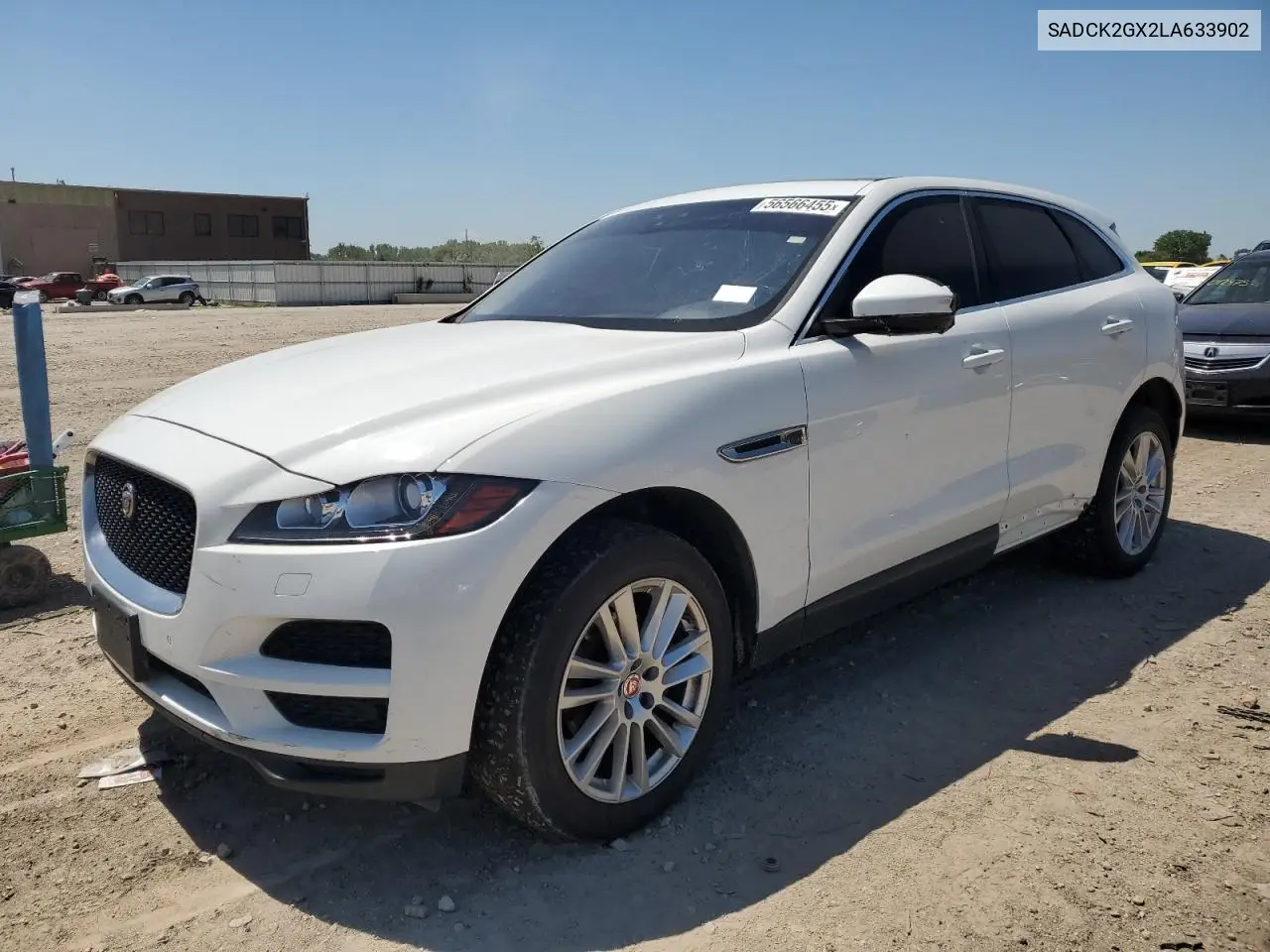 2020 Jaguar F-Pace Prestige VIN: SADCK2GX2LA633902 Lot: 56566455