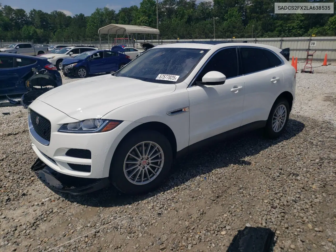 2020 Jaguar F-Pace VIN: SADCS2FX2LA638535 Lot: 57577025