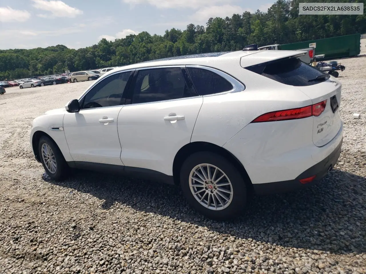 2020 Jaguar F-Pace VIN: SADCS2FX2LA638535 Lot: 57577025