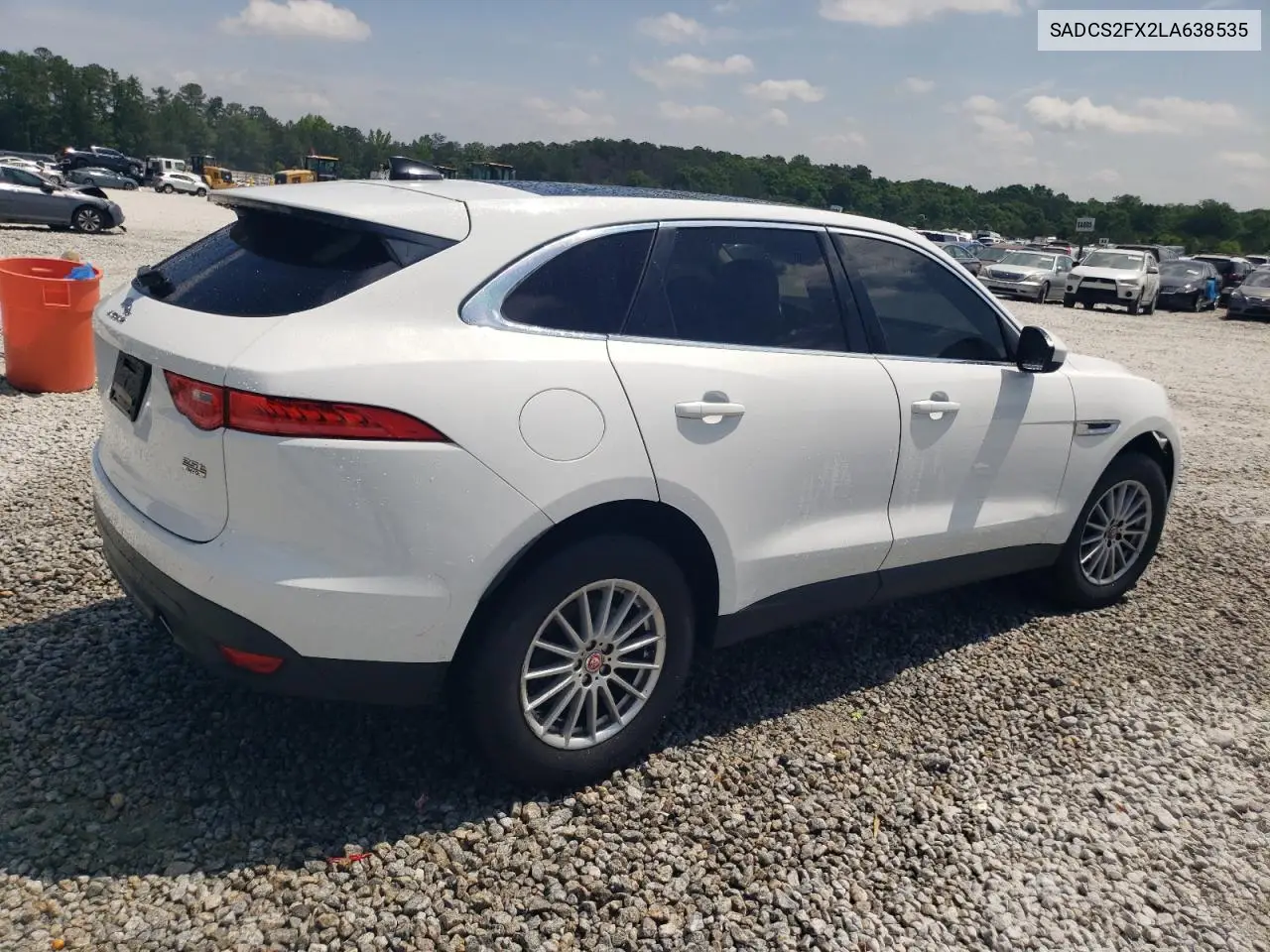 2020 Jaguar F-Pace VIN: SADCS2FX2LA638535 Lot: 57577025