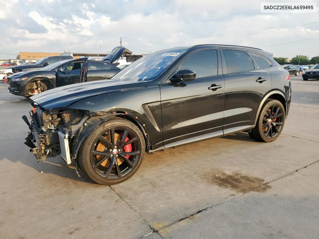 2020 Jaguar F-Pace Svr VIN: SADCZ2EE6LA659495 Lot: 59194975