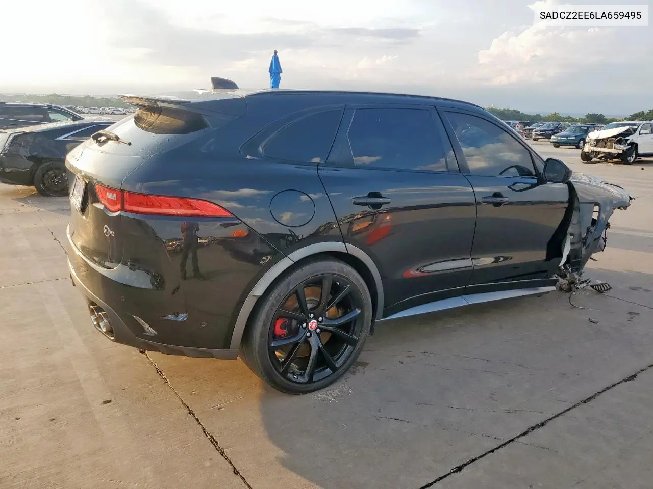 2020 Jaguar F-Pace Svr VIN: SADCZ2EE6LA659495 Lot: 59194975