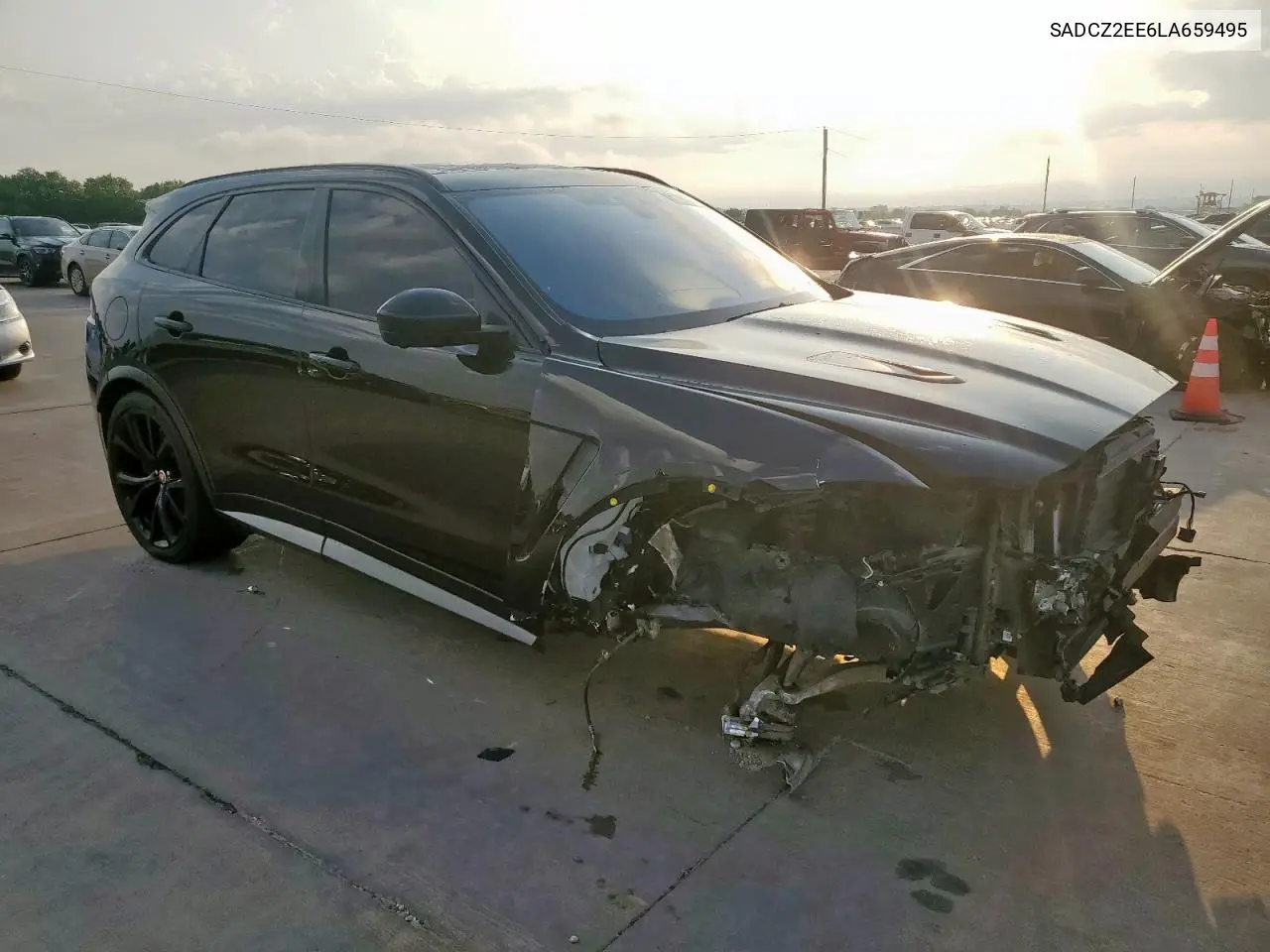 2020 Jaguar F-Pace Svr VIN: SADCZ2EE6LA659495 Lot: 59194975