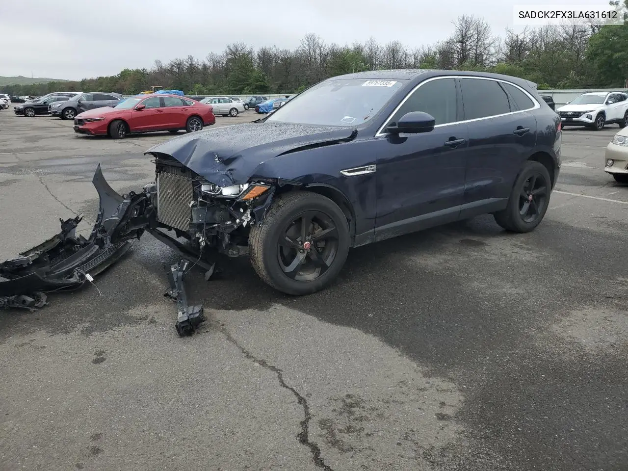 2020 Jaguar F-Pace Prestige VIN: SADCK2FX3LA631612 Lot: 59767335