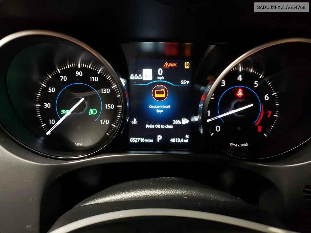 2020 Jaguar F-Pace Premium VIN: SADCJ2FX2LA654768 Lot: 60615285