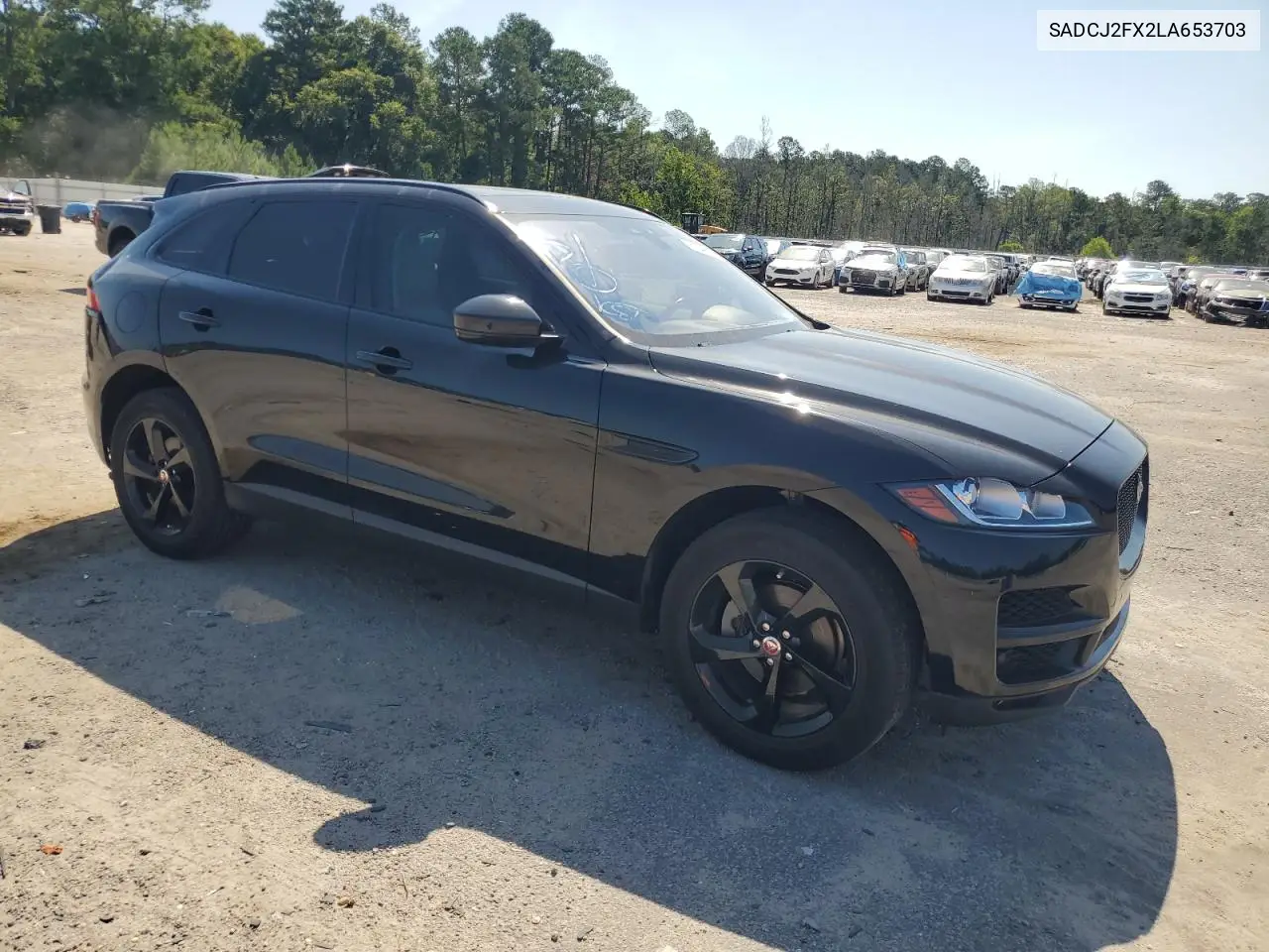 2020 Jaguar F-Pace Premium VIN: SADCJ2FX2LA653703 Lot: 61642665
