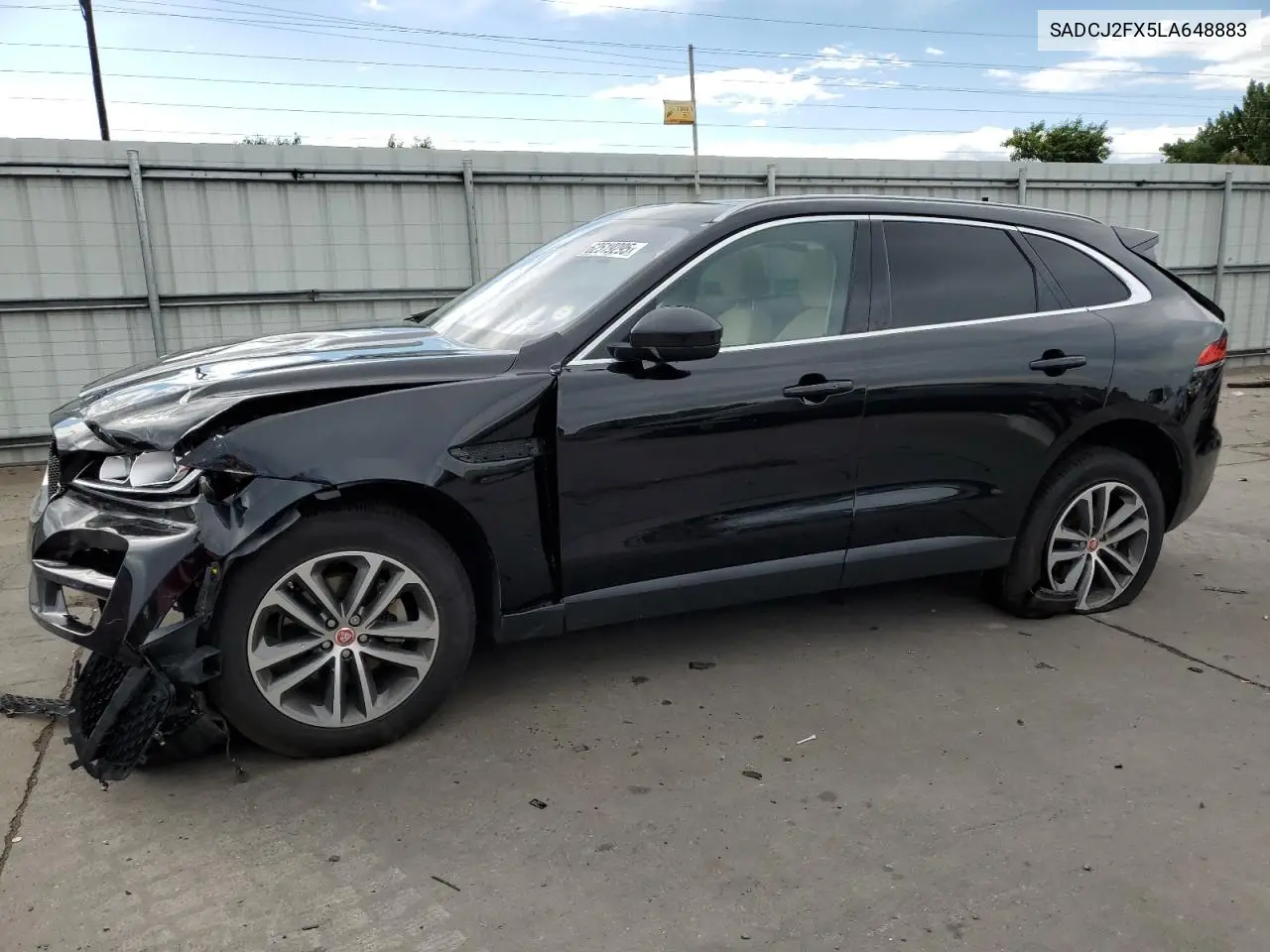 2020 Jaguar F-Pace Premium VIN: SADCJ2FX5LA648883 Lot: 62519295