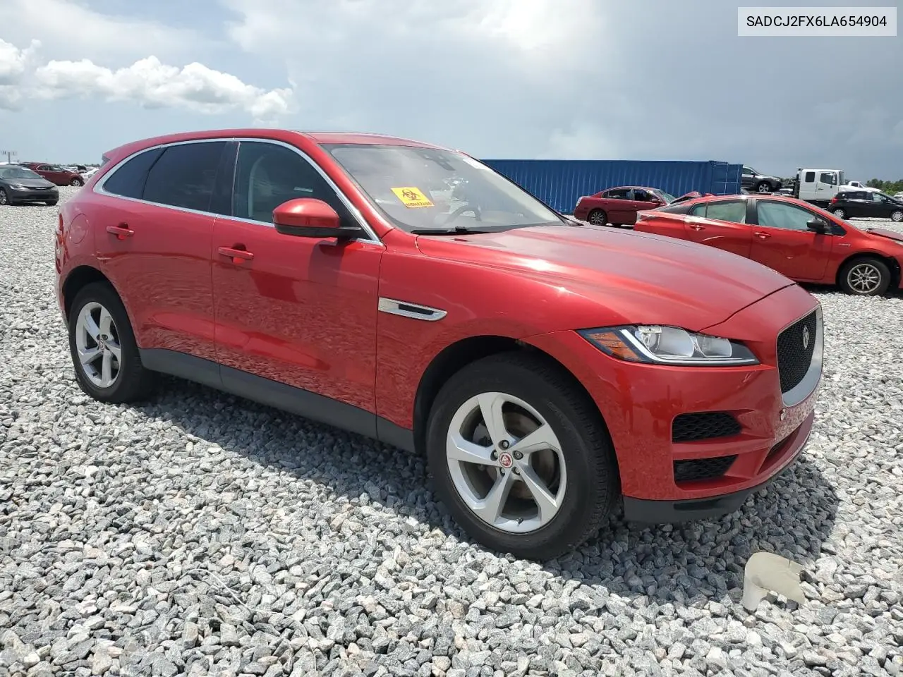 2020 Jaguar F-Pace Premium VIN: SADCJ2FX6LA654904 Lot: 62610455