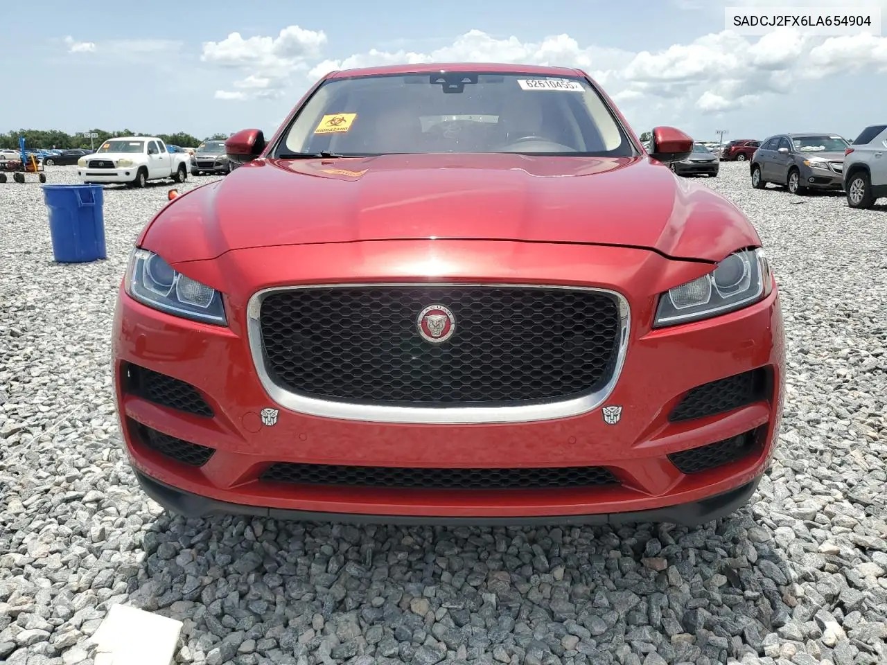 2020 Jaguar F-Pace Premium VIN: SADCJ2FX6LA654904 Lot: 62610455