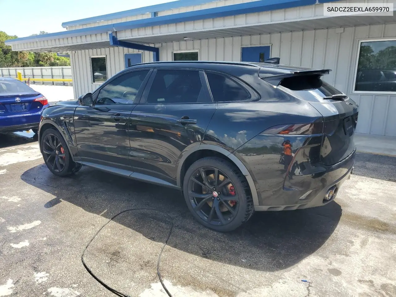2020 Jaguar F-Pace Svr VIN: SADCZ2EEXLA659970 Lot: 63022745