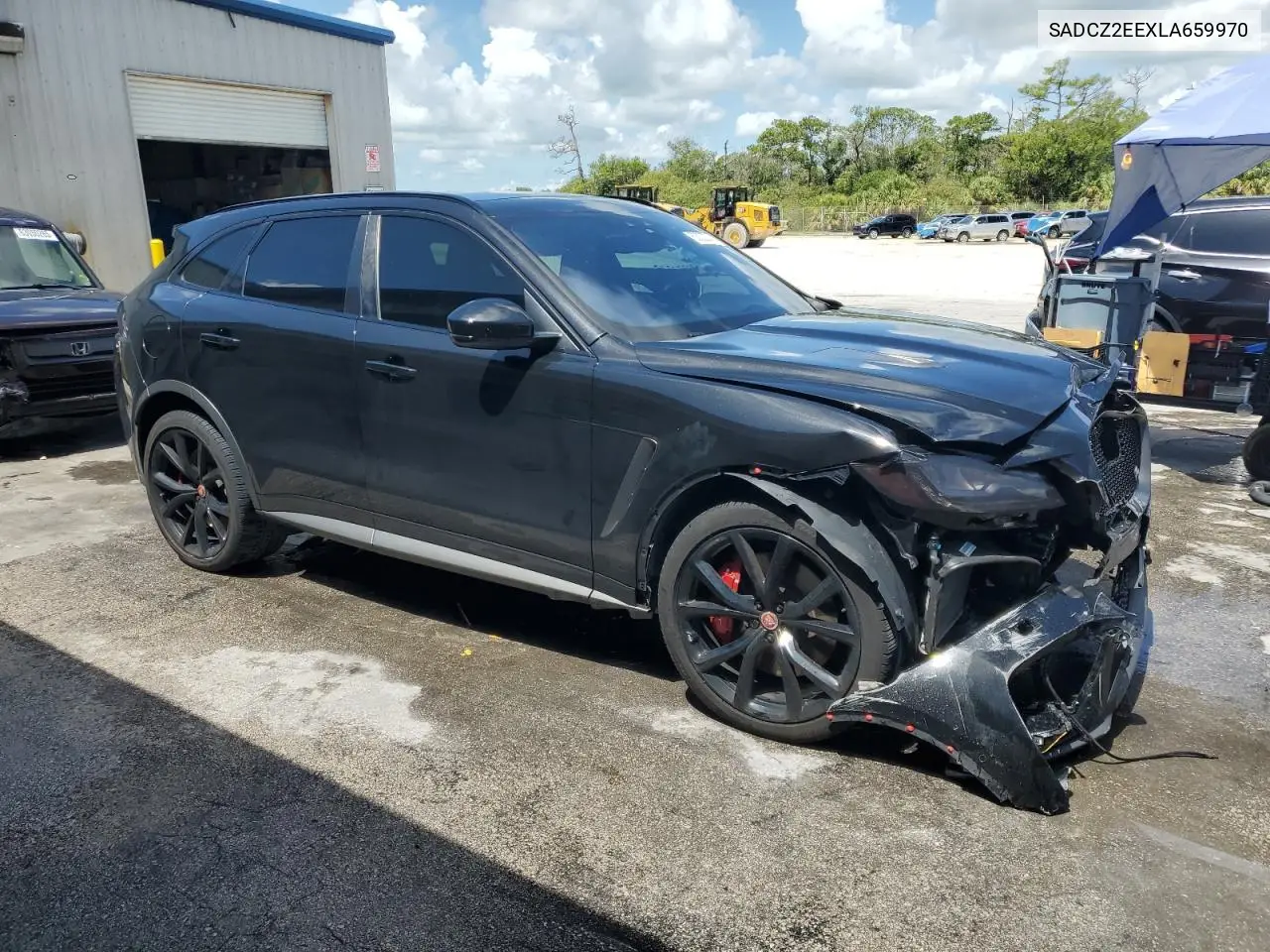 2020 Jaguar F-Pace Svr VIN: SADCZ2EEXLA659970 Lot: 63022745