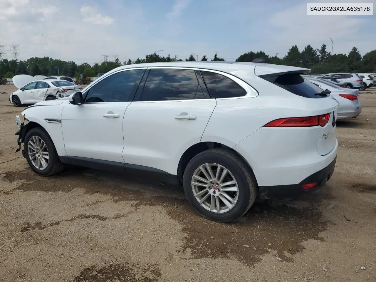 2020 Jaguar F-Pace Prestige VIN: SADCK2GX2LA635178 Lot: 63749635