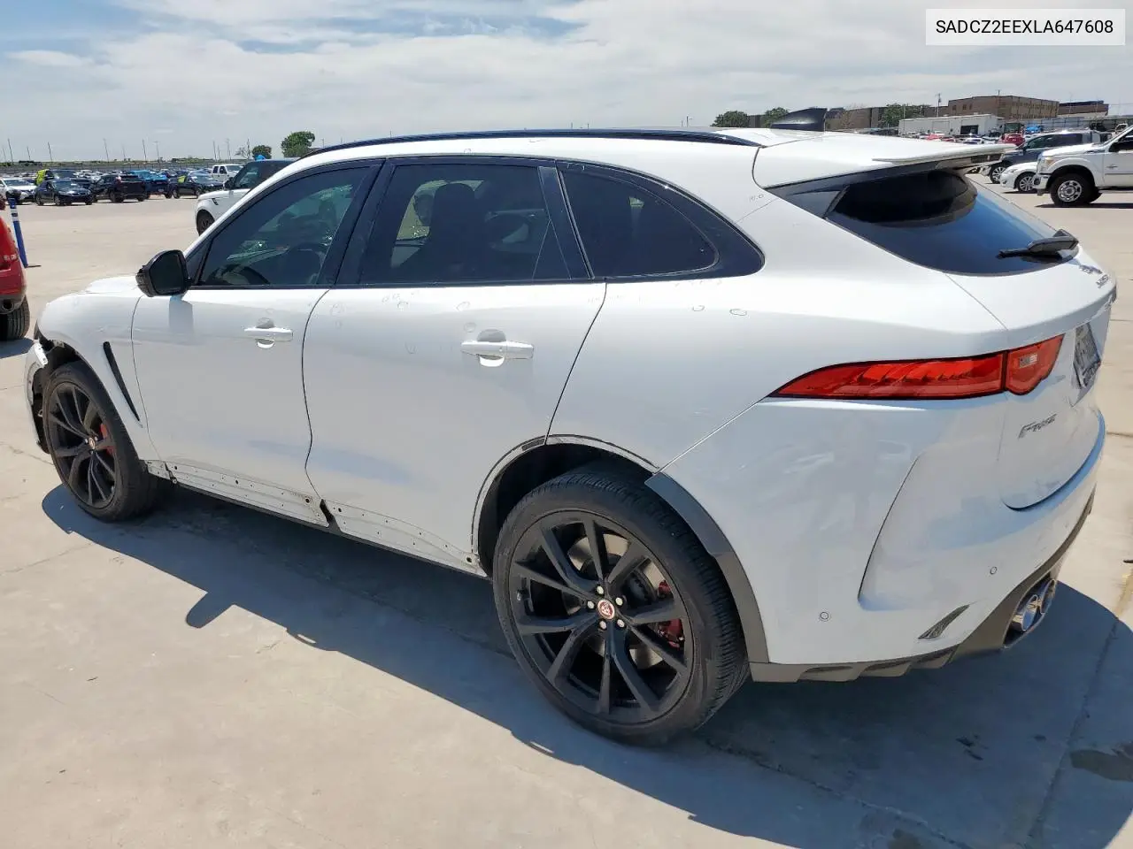 2020 Jaguar F-Pace Svr VIN: SADCZ2EEXLA647608 Lot: 65265415