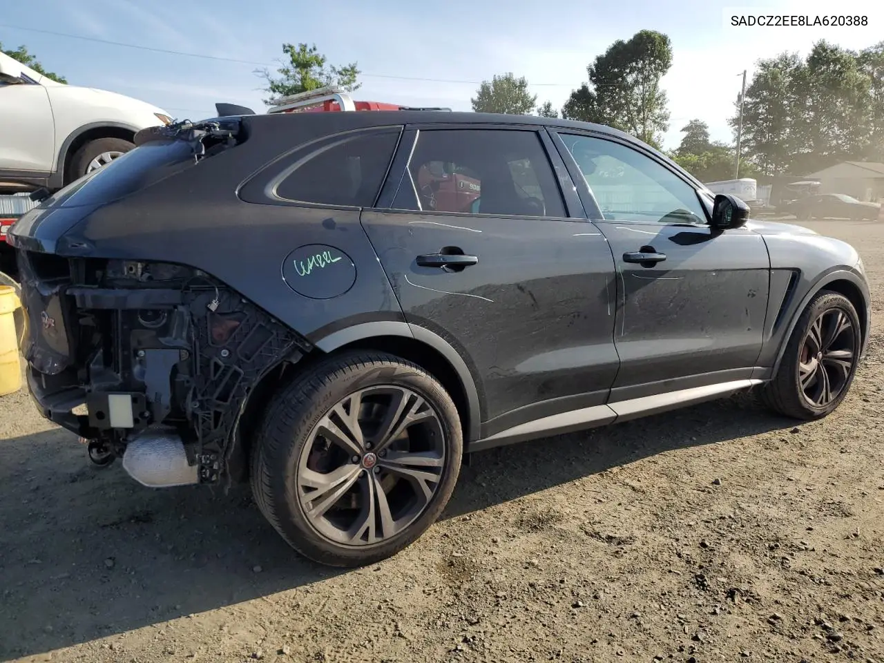 2020 Jaguar F-Pace Svr VIN: SADCZ2EE8LA620388 Lot: 65522375