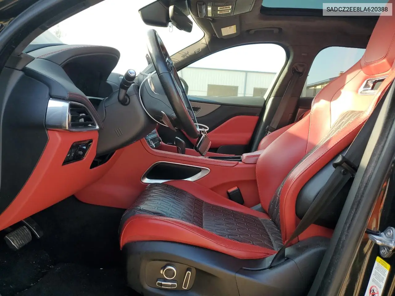 2020 Jaguar F-Pace Svr VIN: SADCZ2EE8LA620388 Lot: 65522375