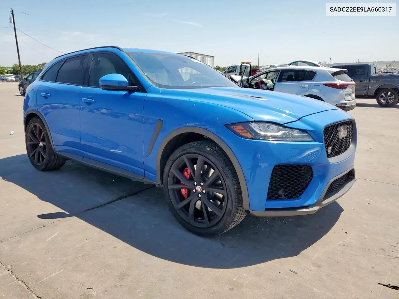 2020 Jaguar F-Pace Svr VIN: SADCZ2EE9LA660317 Lot: 65551555