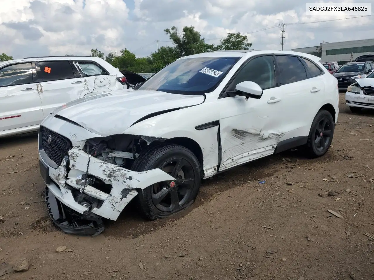 2020 Jaguar F-Pace Premium VIN: SADCJ2FX3LA646825 Lot: 65773195