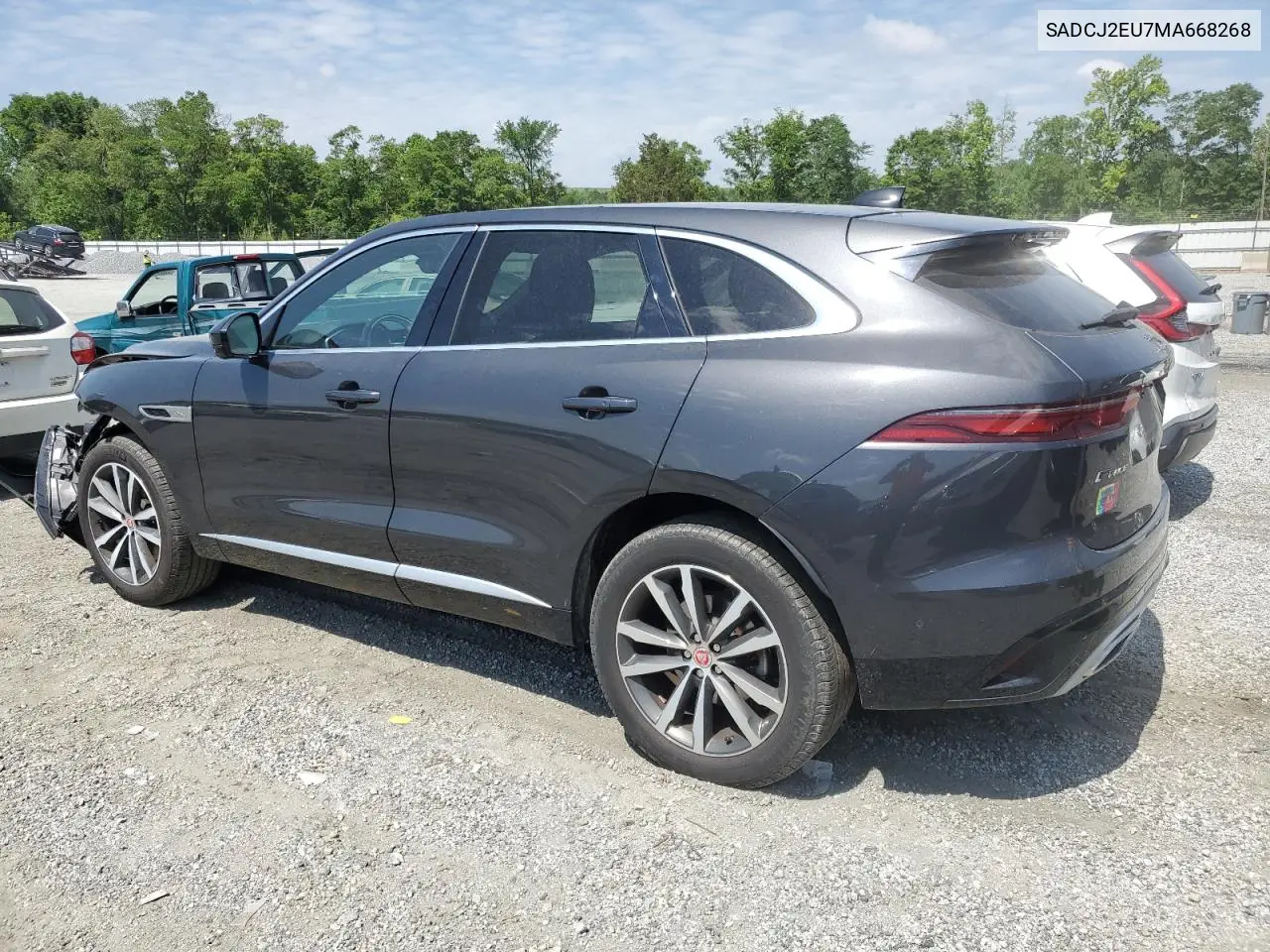 2021 Jaguar F-Pace S VIN: SADCJ2EU7MA668268 Lot: 56007285