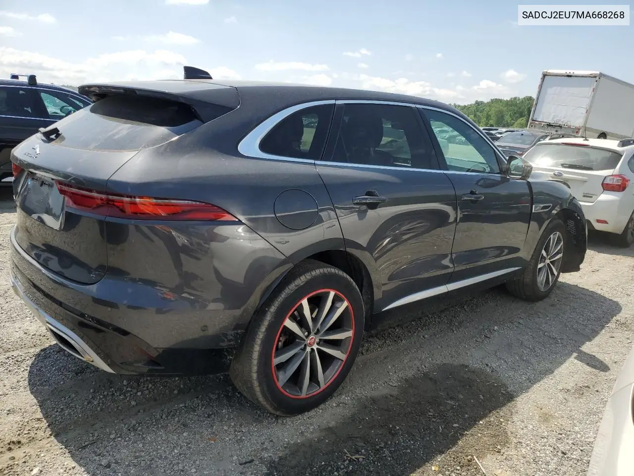 2021 Jaguar F-Pace S VIN: SADCJ2EU7MA668268 Lot: 56007285