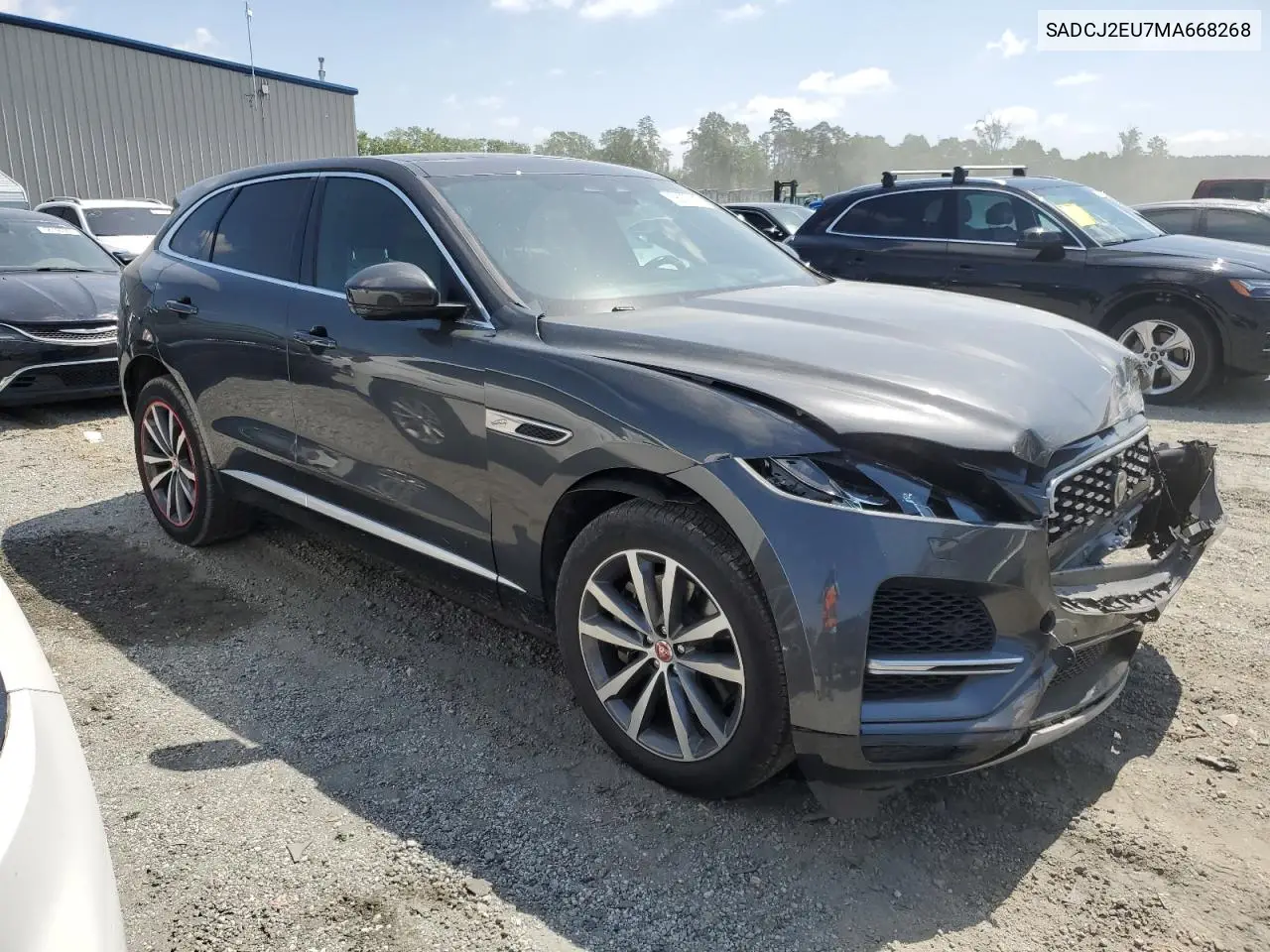 2021 Jaguar F-Pace S VIN: SADCJ2EU7MA668268 Lot: 56007285