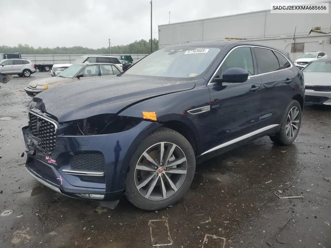 2021 Jaguar F-Pace S VIN: SADCJ2EXXMA685656 Lot: 57763665