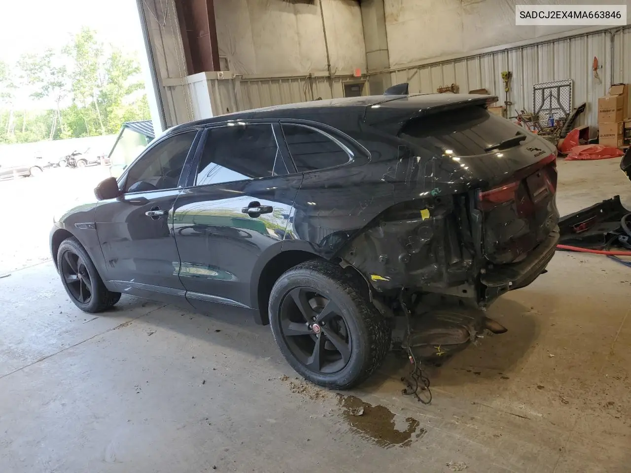 2021 Jaguar F-Pace S VIN: SADCJ2EX4MA663846 Lot: 59728095