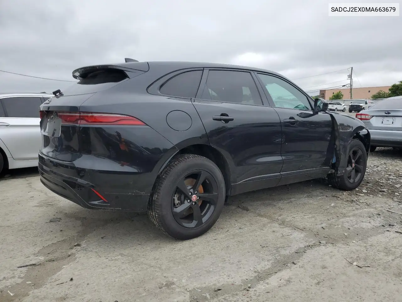 2021 Jaguar F-Pace S VIN: SADCJ2EX0MA663679 Lot: 60081695