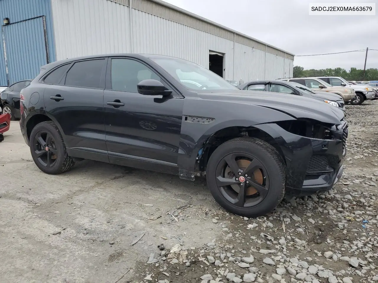 2021 Jaguar F-Pace S VIN: SADCJ2EX0MA663679 Lot: 60081695
