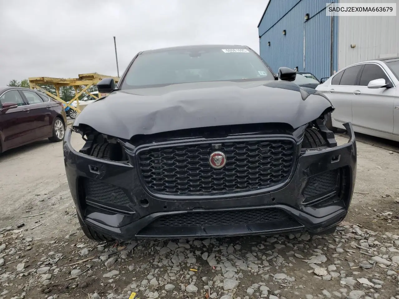 2021 Jaguar F-Pace S VIN: SADCJ2EX0MA663679 Lot: 60081695