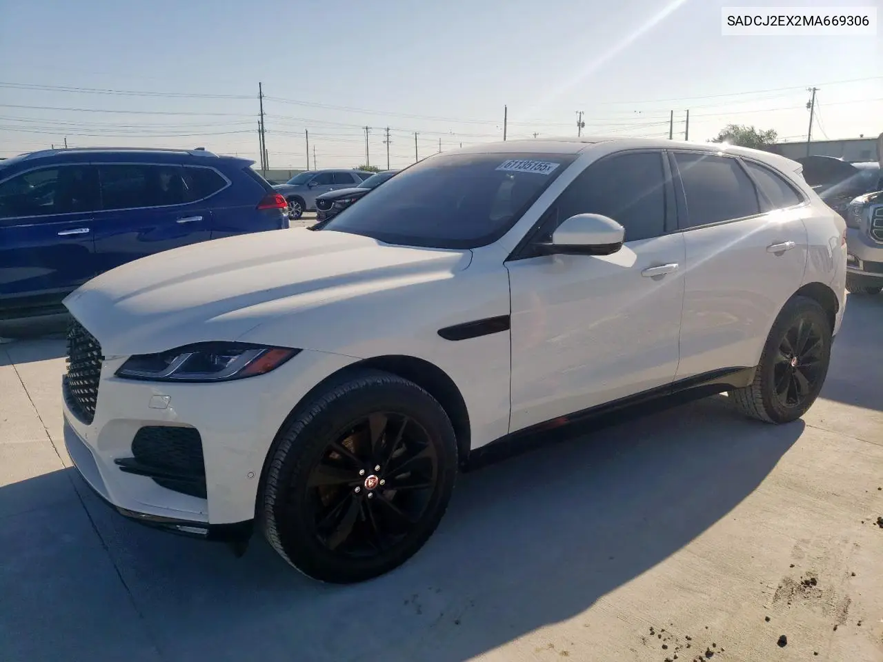 2021 Jaguar F-Pace S VIN: SADCJ2EX2MA669306 Lot: 61135155