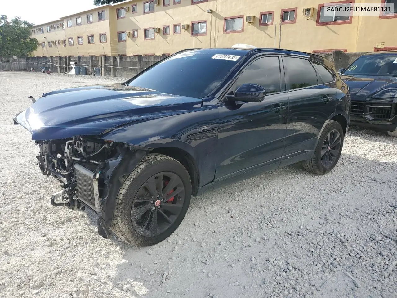 2021 Jaguar F-Pace S VIN: SADCJ2EU1MA681131 Lot: 61207435