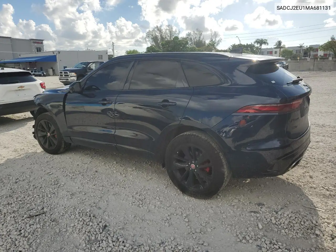 2021 Jaguar F-Pace S VIN: SADCJ2EU1MA681131 Lot: 61207435