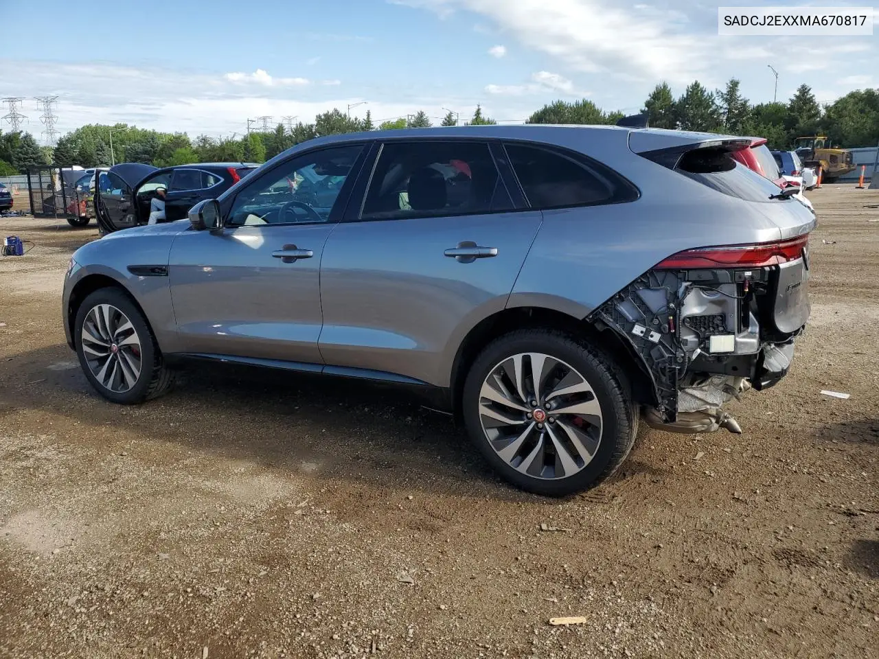 2021 Jaguar F-Pace S VIN: SADCJ2EXXMA670817 Lot: 62518925