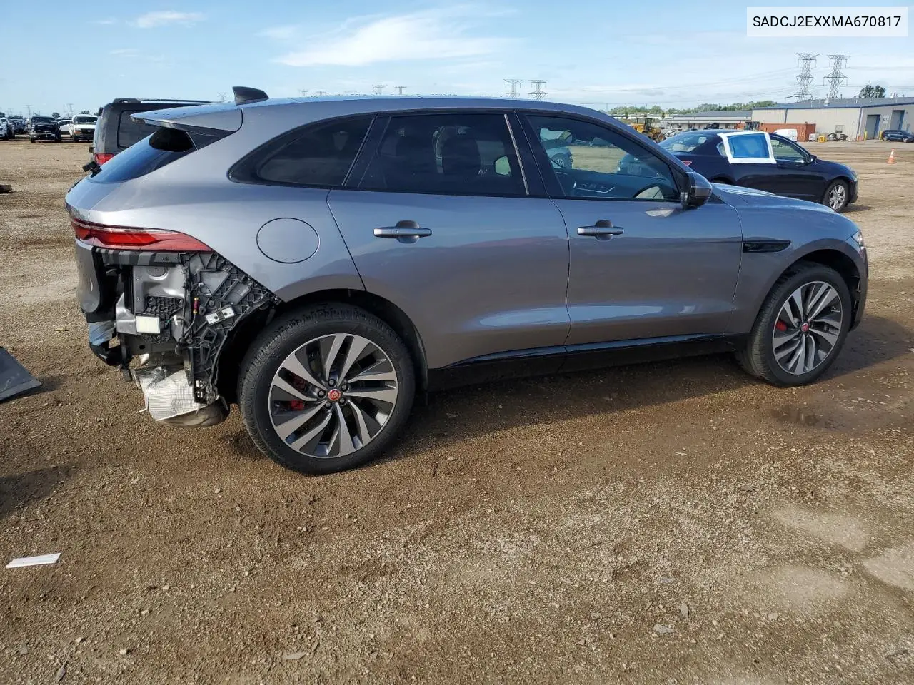 2021 Jaguar F-Pace S VIN: SADCJ2EXXMA670817 Lot: 62518925