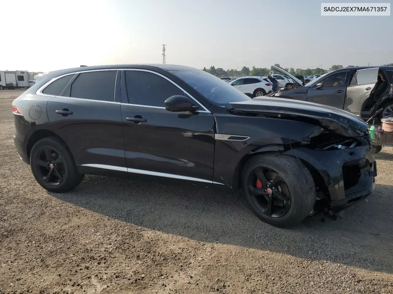 2021 Jaguar F-Pace S VIN: SADCJ2EX7MA671357 Lot: 63800645