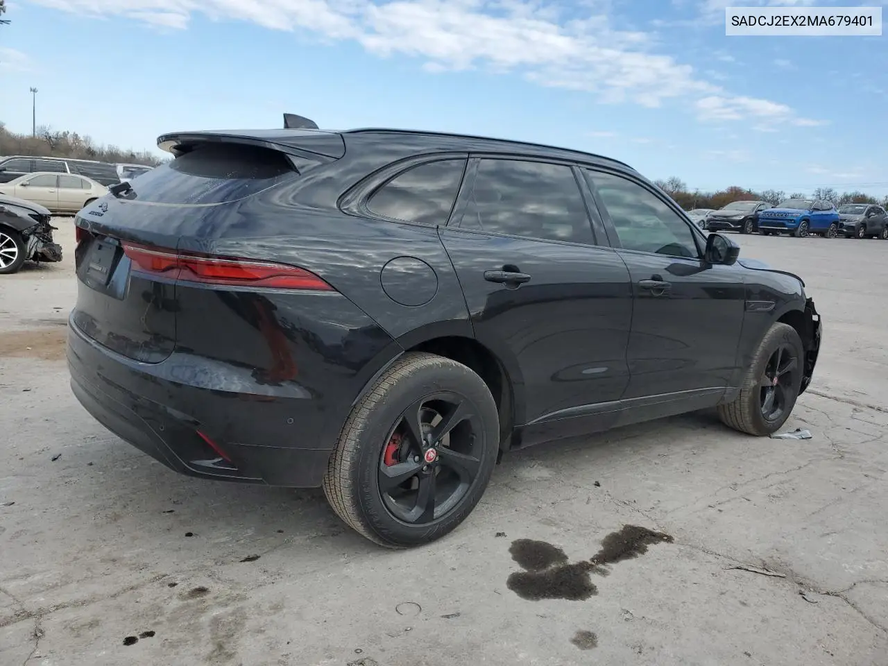 2021 Jaguar F-Pace S VIN: SADCJ2EX2MA679401 Lot: 83733604