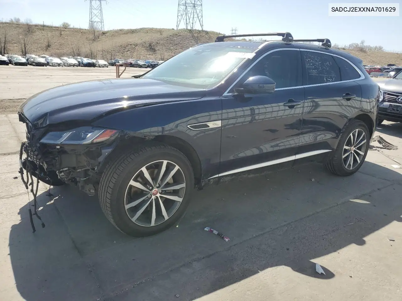 2022 Jaguar F-Pace S VIN: SADCJ2EXXNA701629 Lot: 51837075