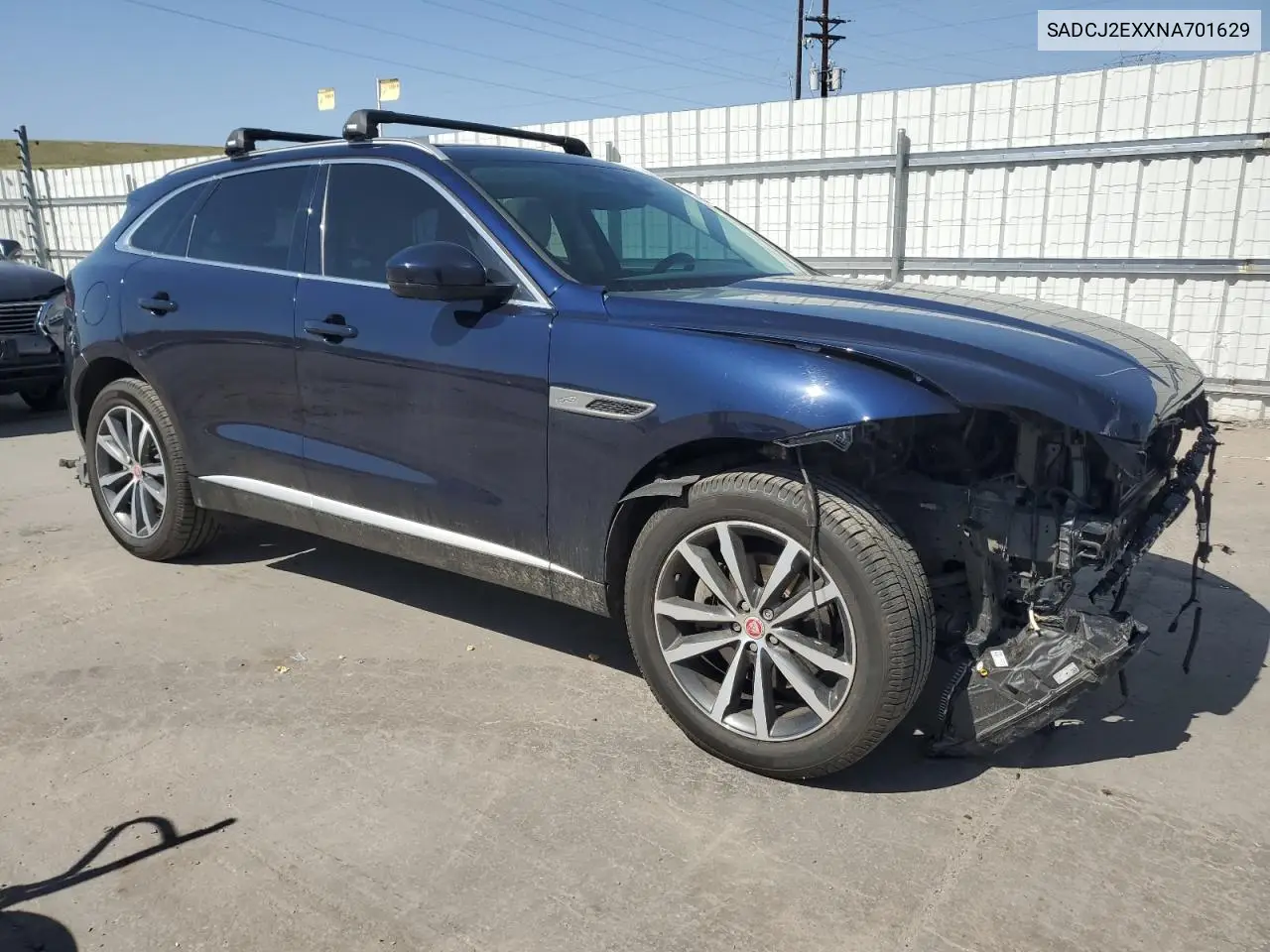 2022 Jaguar F-Pace S VIN: SADCJ2EXXNA701629 Lot: 51837075
