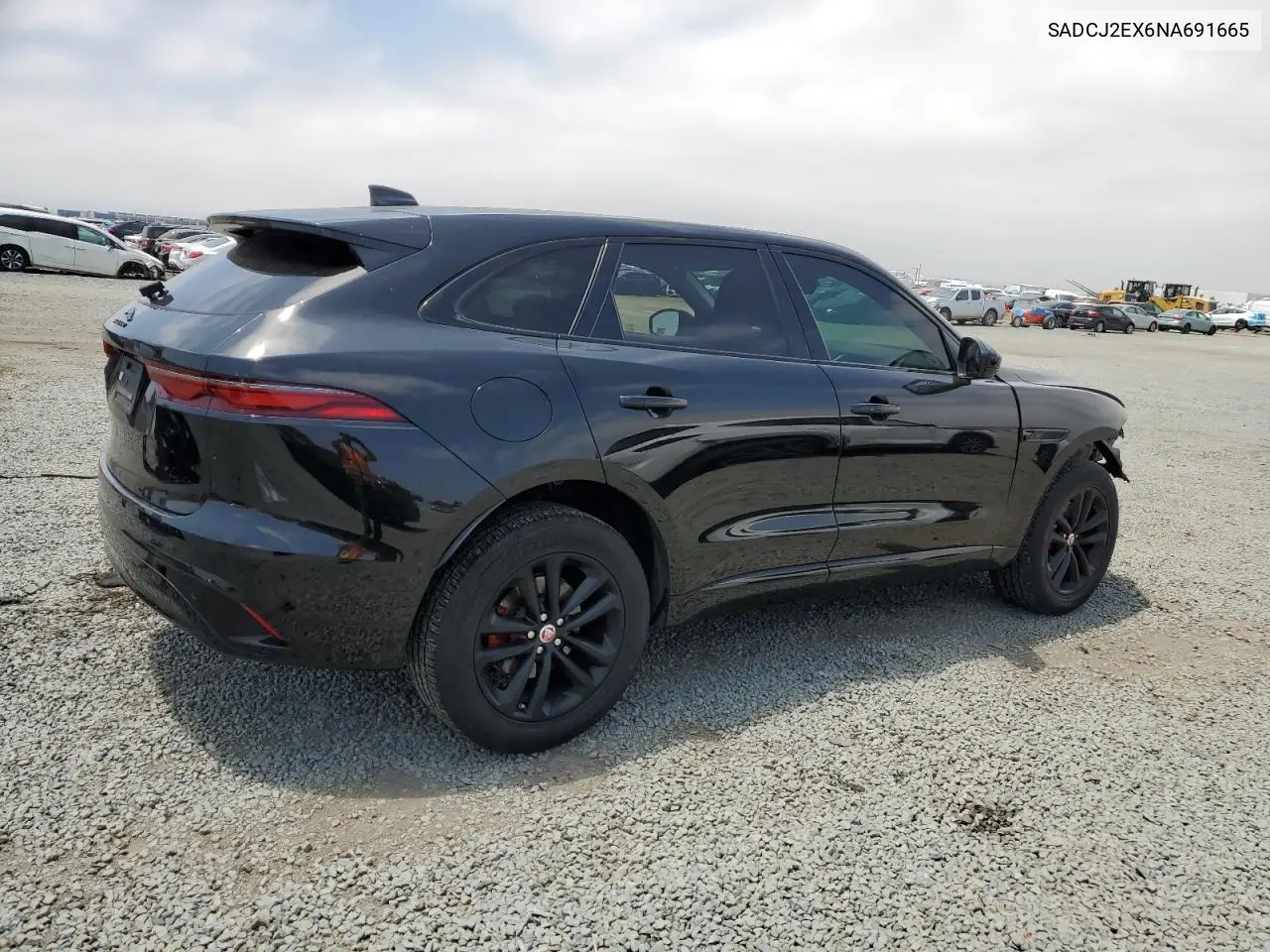 2022 Jaguar F-Pace S VIN: SADCJ2EX6NA691665 Lot: 60254045
