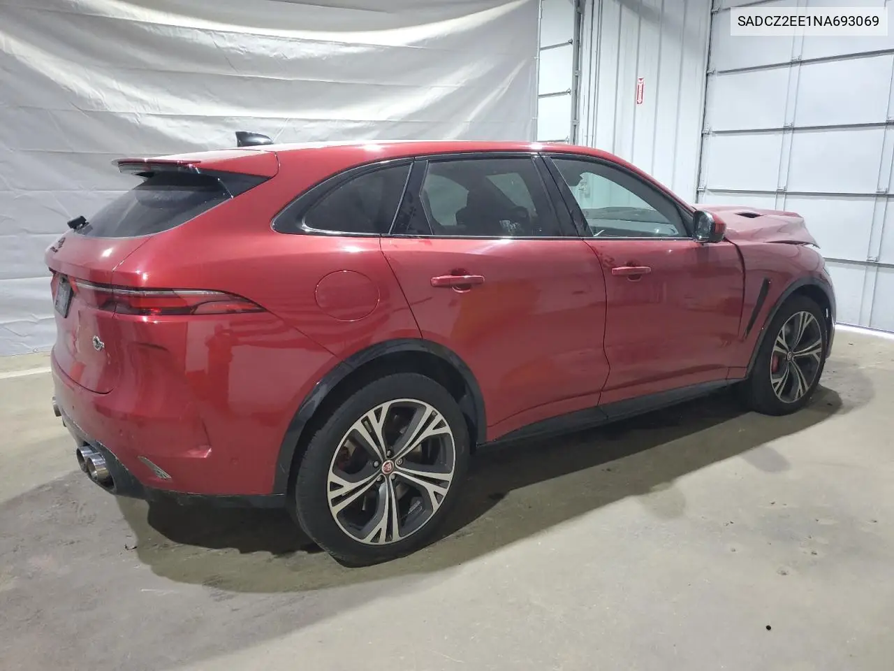 2022 Jaguar F-Pace Svr VIN: SADCZ2EE1NA693069 Lot: 62398195
