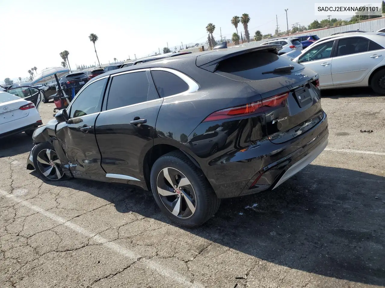2022 Jaguar F-Pace S VIN: SADCJ2EX4NA691101 Lot: 62684095