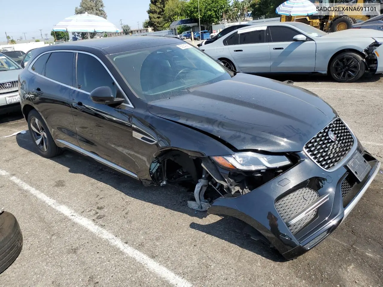 2022 Jaguar F-Pace S VIN: SADCJ2EX4NA691101 Lot: 62684095