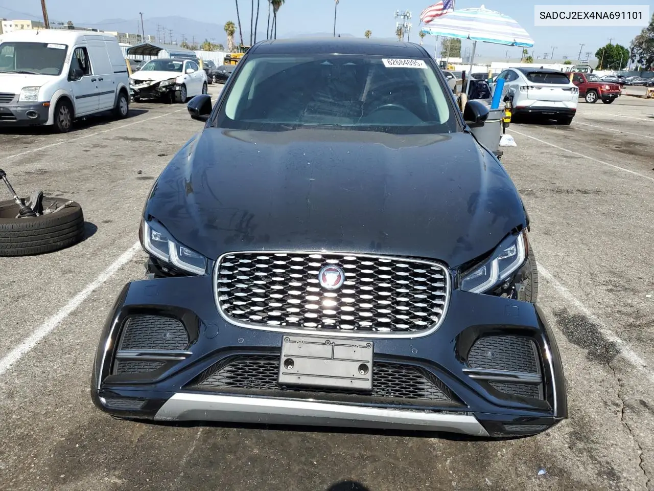 2022 Jaguar F-Pace S VIN: SADCJ2EX4NA691101 Lot: 62684095