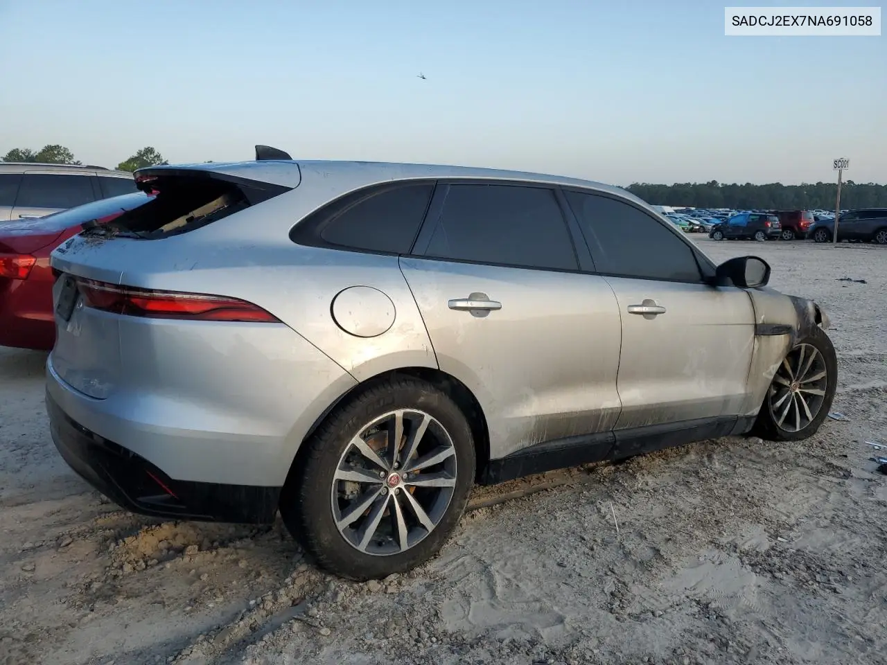 2022 Jaguar F-Pace S VIN: SADCJ2EX7NA691058 Lot: 62723994