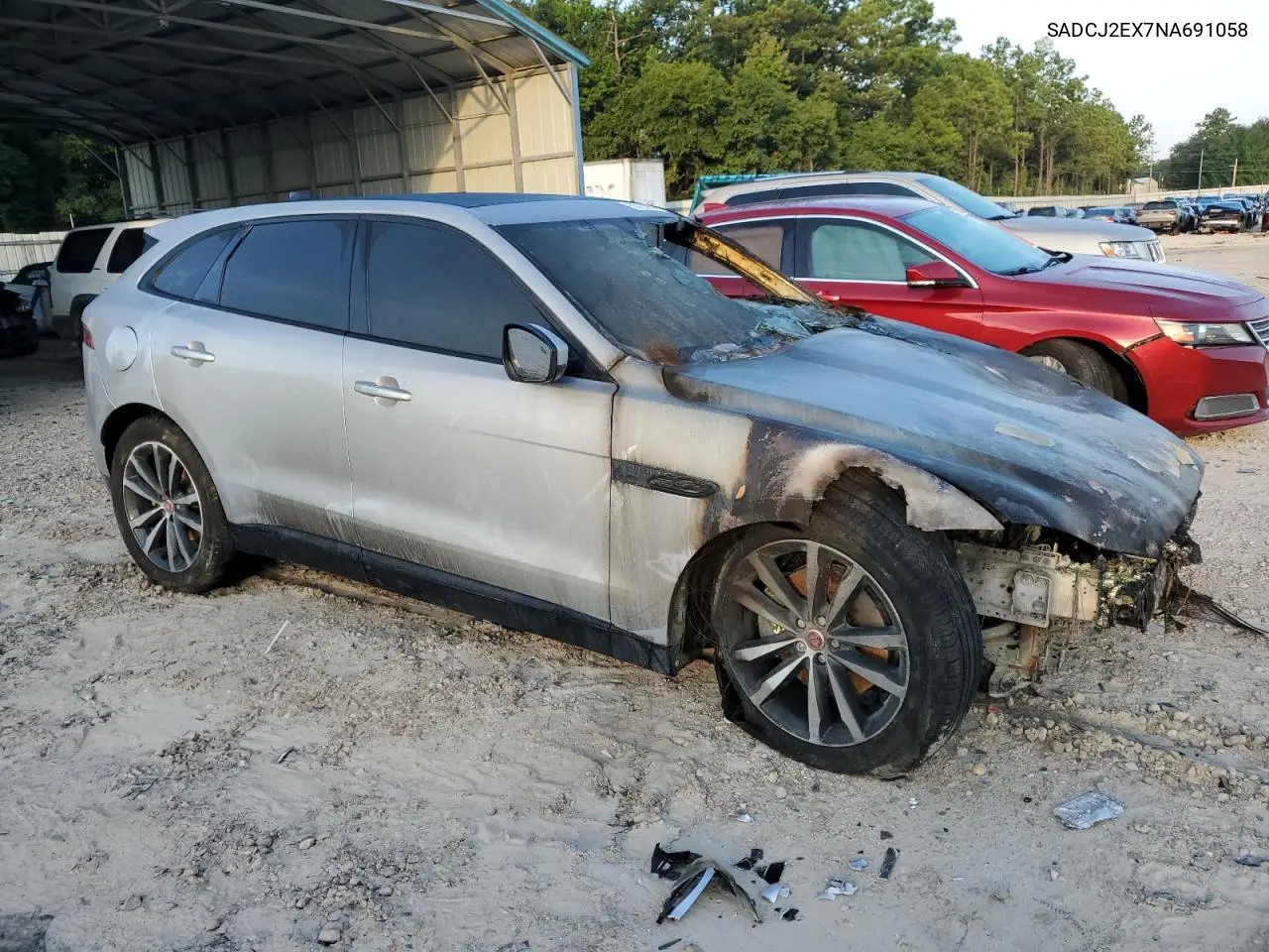 2022 Jaguar F-Pace S VIN: SADCJ2EX7NA691058 Lot: 62723994