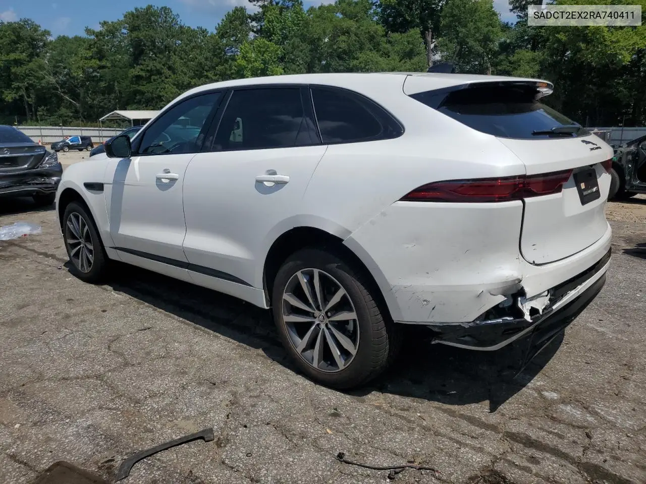 2024 Jaguar F-Pace R-Dynamic S VIN: SADCT2EX2RA740411 Lot: 63316255