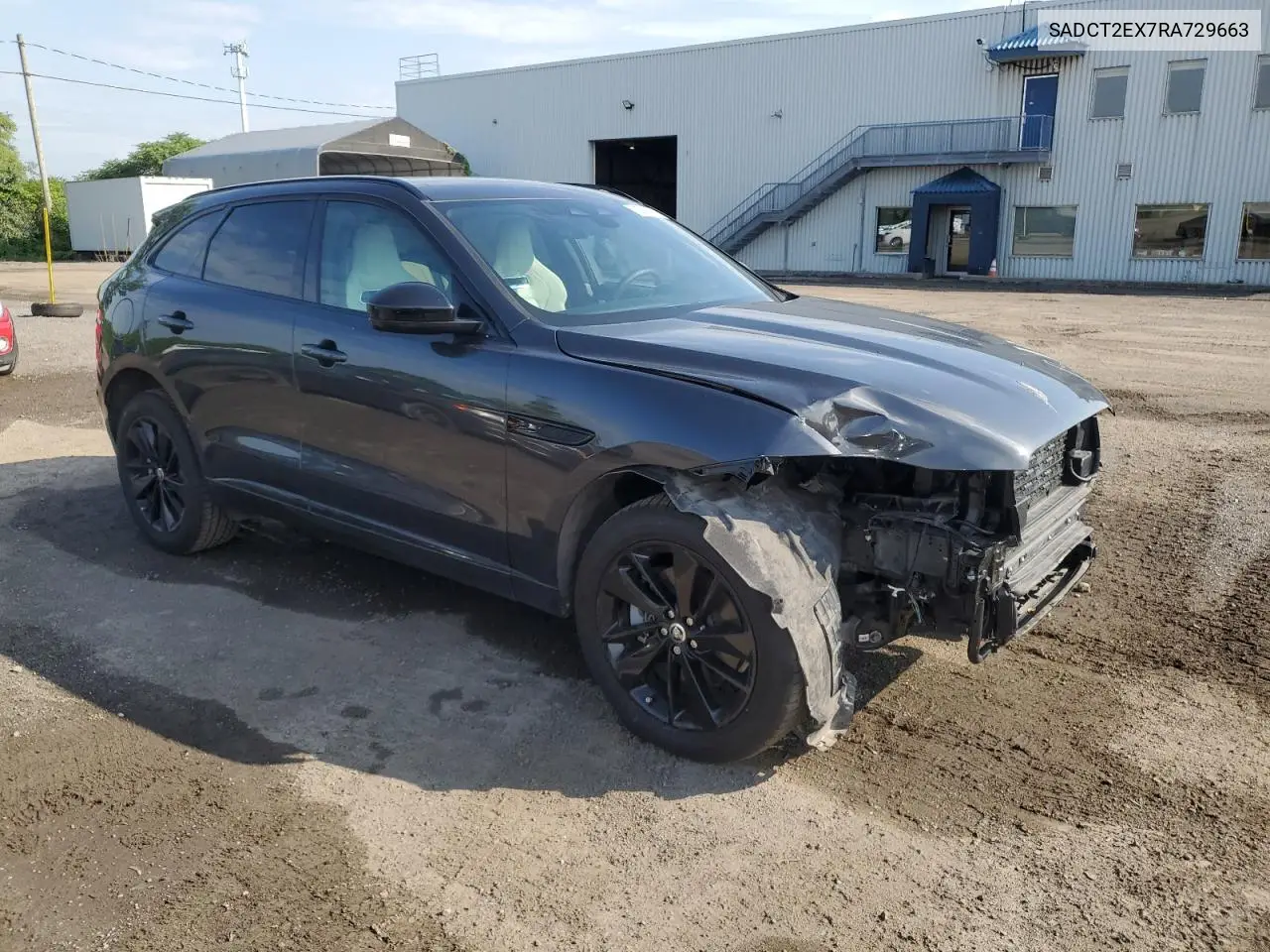 2024 Jaguar F-Pace R-Dynamic S VIN: SADCT2EX7RA729663 Lot: 63740395